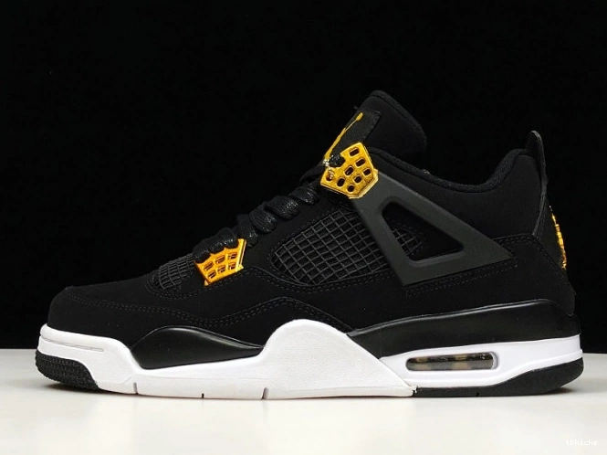 TBK Black 4 308497-032 Air Jordan Metallic Royalty Gold-White 0712